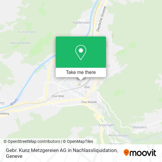 Gebr. Kunz Metzgereien AG in Nachlassliquidation map