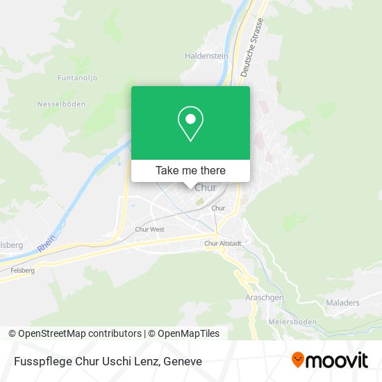 Fusspflege Chur Uschi Lenz map