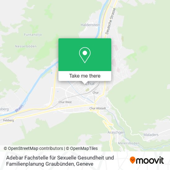 Adebar Fachstelle für Sexuelle Gesundheit und Familienplanung Graubünden map