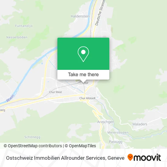 Ostschweiz Immobilien Allrounder Services map