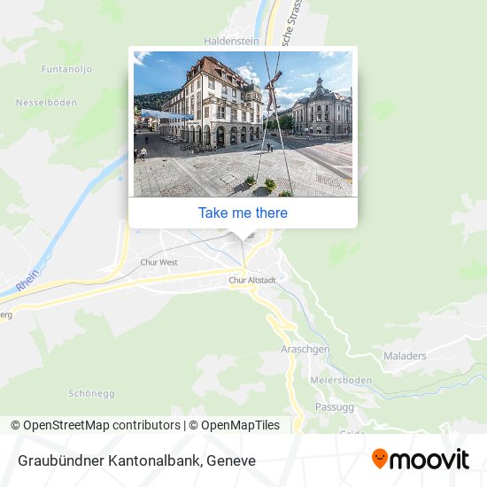 Graubündner Kantonalbank map