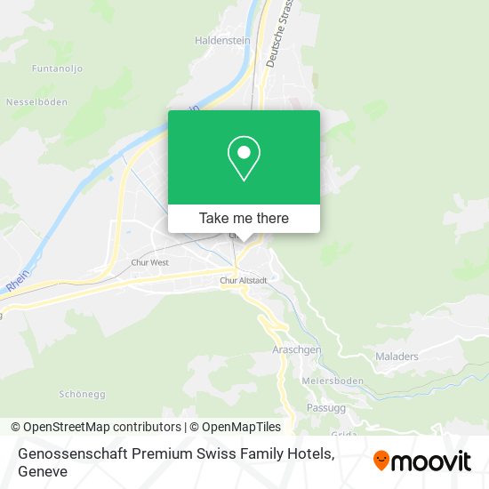 Genossenschaft Premium Swiss Family Hotels map