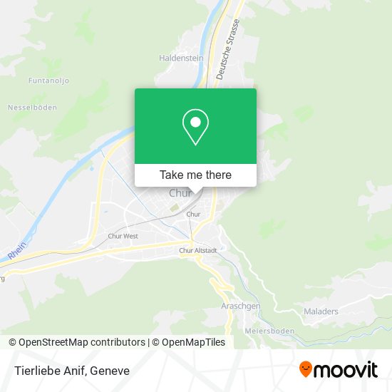 Tierliebe Anif map