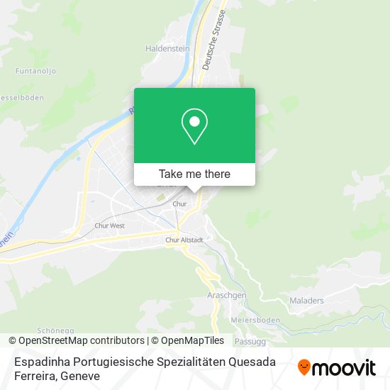 Espadinha Portugiesische Spezialitäten Quesada Ferreira map