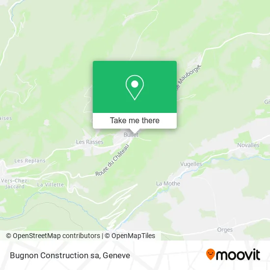 Bugnon Construction sa map