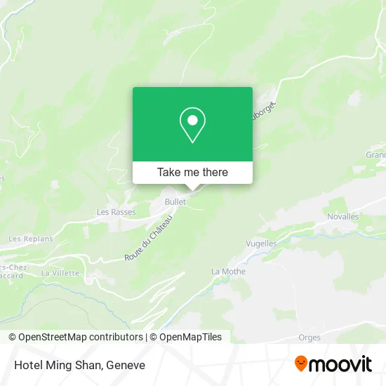 Hotel Ming Shan map