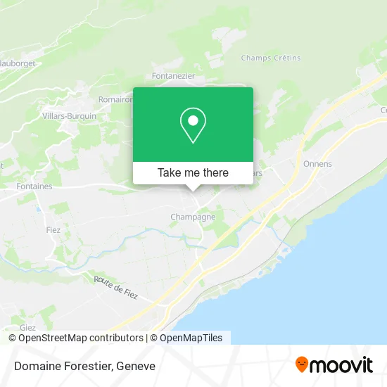 Domaine Forestier map