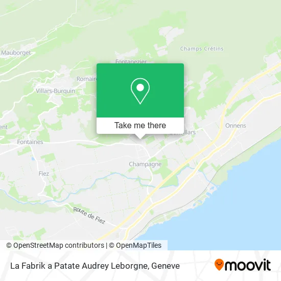 La Fabrik a Patate Audrey Leborgne map