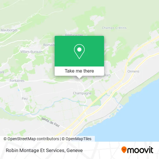 Robin Montage Et Services map