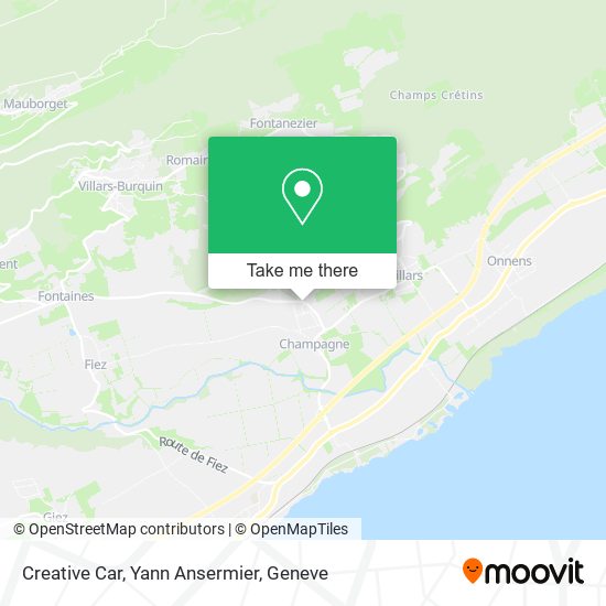 Creative Car, Yann Ansermier map