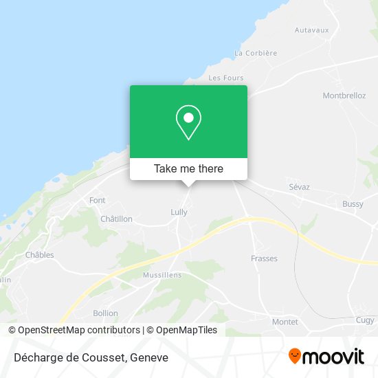 Décharge de Cousset map
