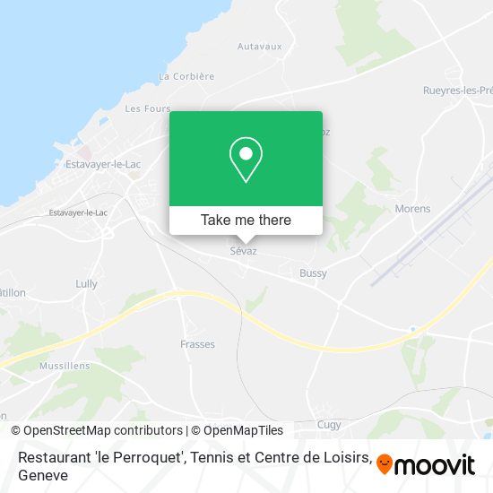 Restaurant 'le Perroquet', Tennis et Centre de Loisirs map