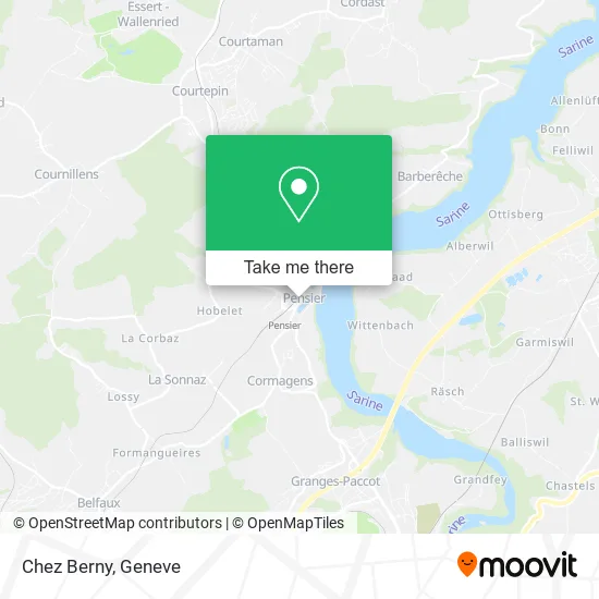 Chez Berny map