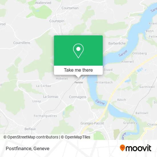 Postfinance map