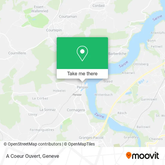 A Coeur Ouvert map
