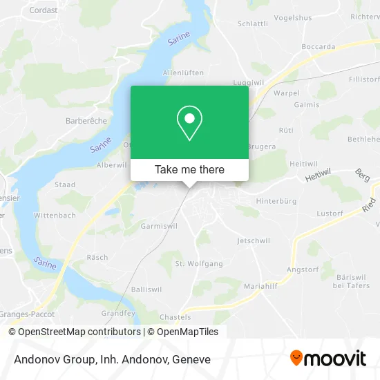 Andonov Group, Inh. Andonov map