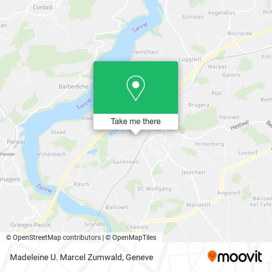 Madeleine U. Marcel Zumwald map