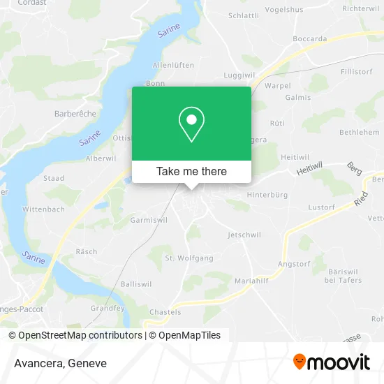 Avancera map