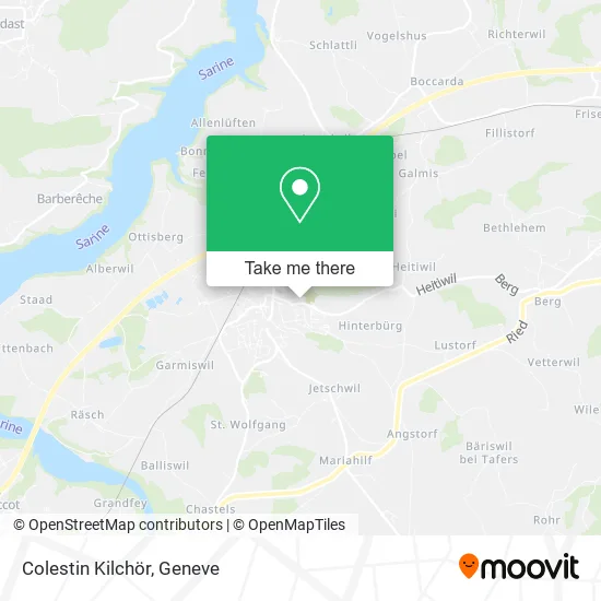 Colestin Kilchör map