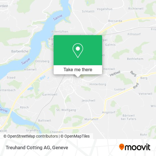 Treuhand Cotting AG map