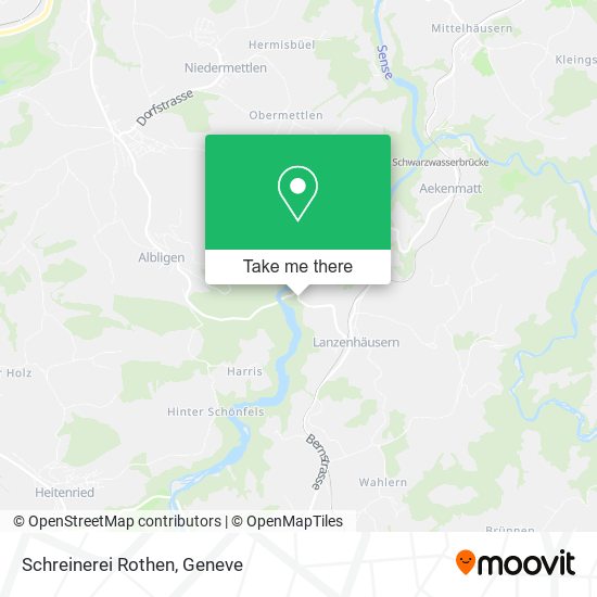 Schreinerei Rothen map