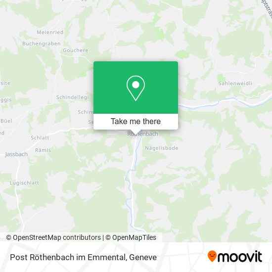 Post Röthenbach im Emmental map