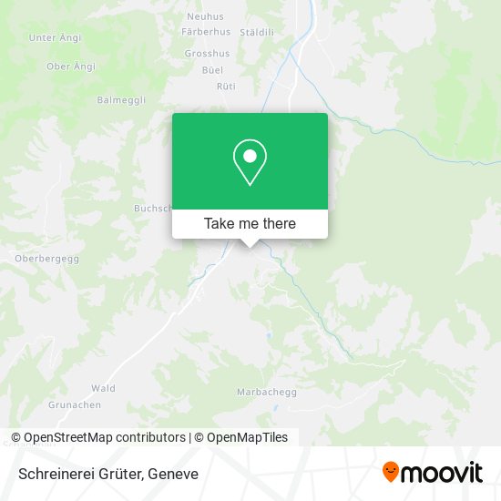 Schreinerei Grüter map