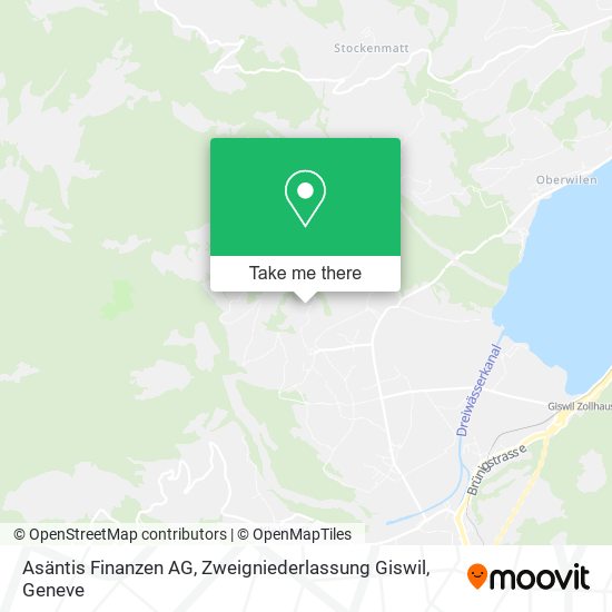 Asäntis Finanzen AG, Zweigniederlassung Giswil map