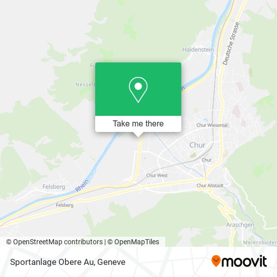 Sportanlage Obere Au map