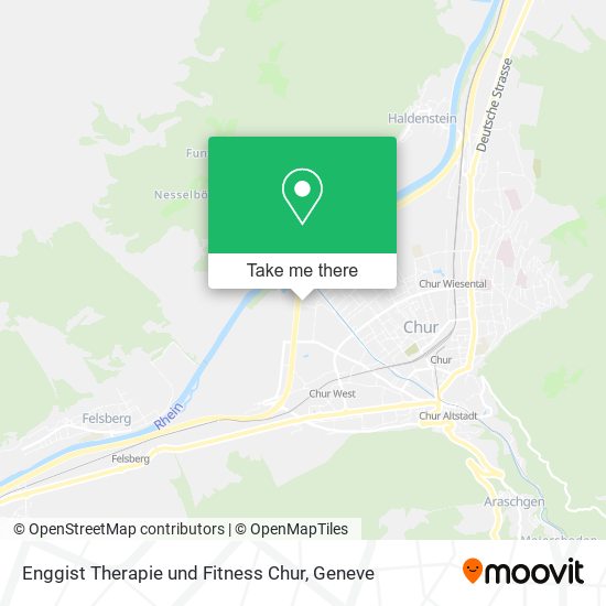 Enggist Therapie und Fitness Chur map