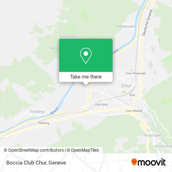 Boccia Club Chur map