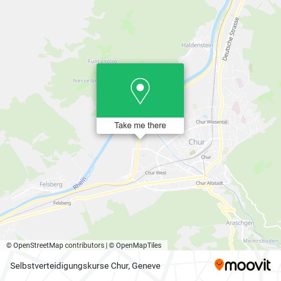 Selbstverteidigungskurse Chur map