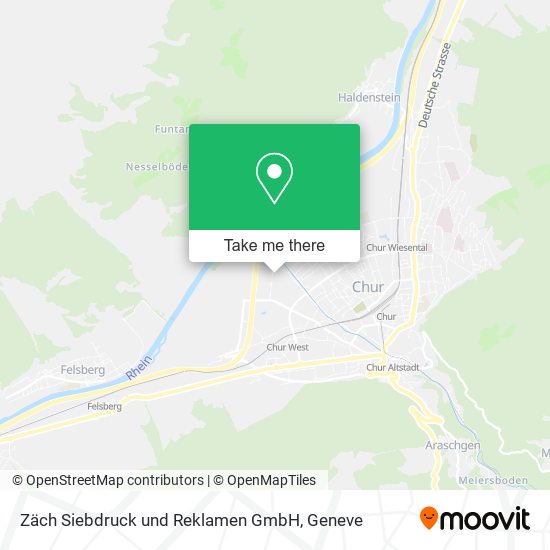 Zäch Siebdruck und Reklamen GmbH plan