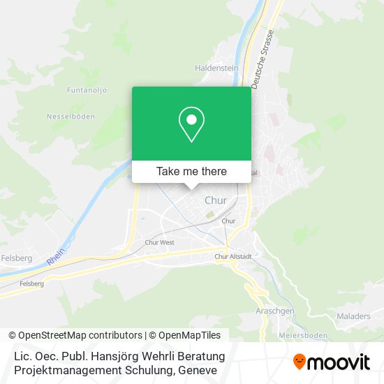 Lic. Oec. Publ. Hansjörg Wehrli Beratung Projektmanagement Schulung map