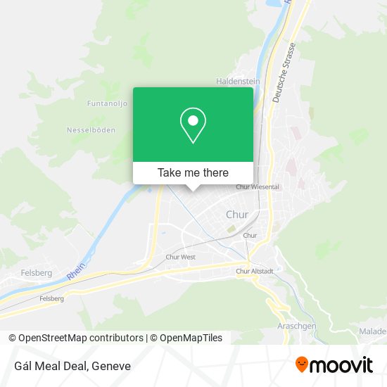 Gál Meal Deal map