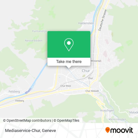 Mediaservice-Chur map