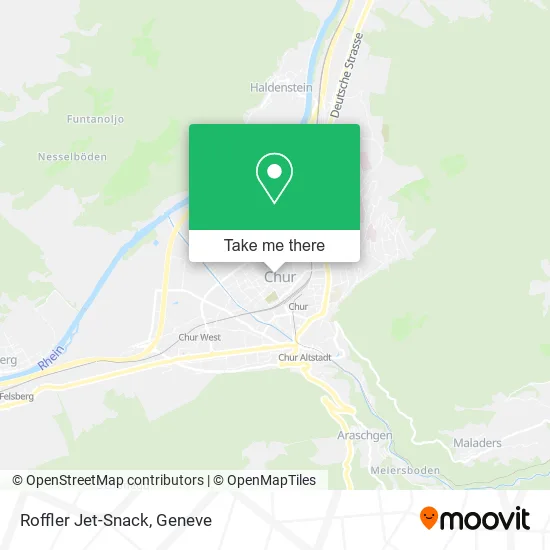 Roffler Jet-Snack map