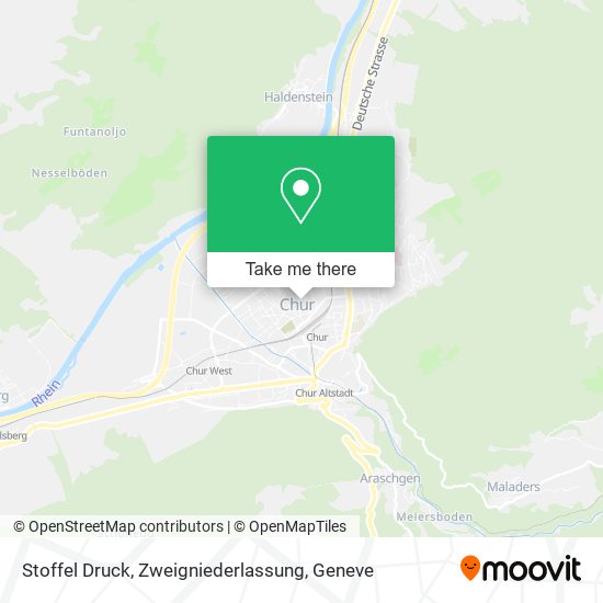 Stoffel Druck, Zweigniederlassung map