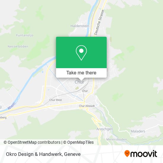 Okro Design & Handwerk map