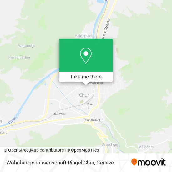Wohnbaugenossenschaft Ringel Chur plan