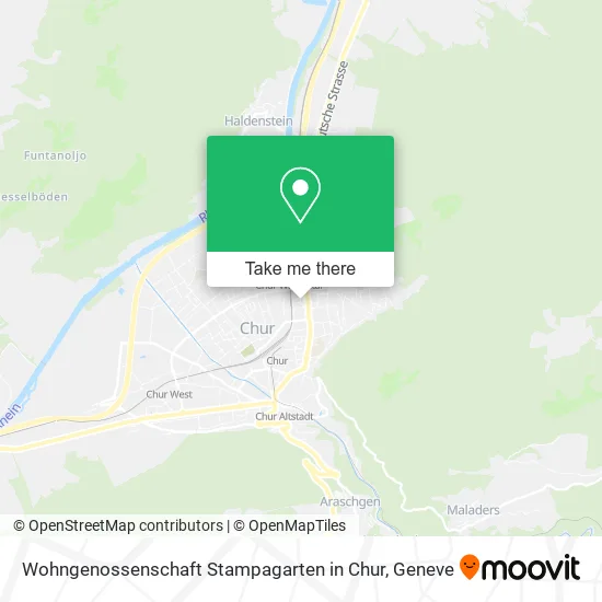 Wohngenossenschaft Stampagarten in Chur map