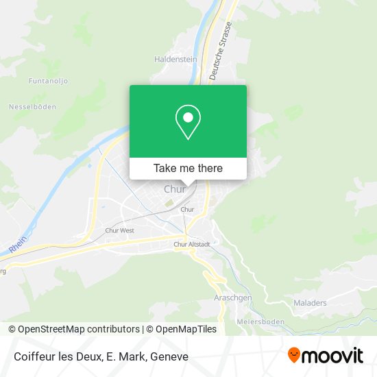 Coiffeur les Deux, E. Mark map