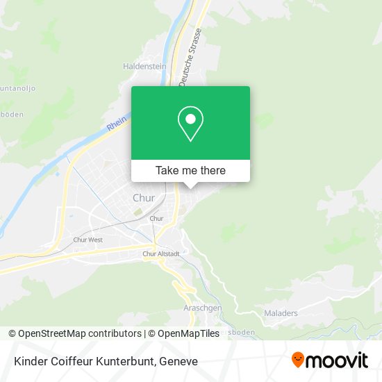 Kinder Coiffeur Kunterbunt map