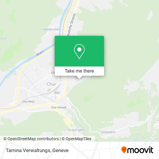 Tamina Verwaltungs map