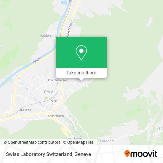 Swiss Laboratory Switzerland map