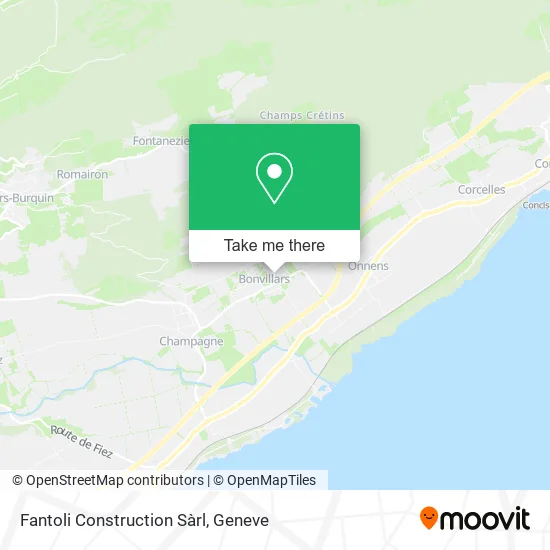 Fantoli Construction Sàrl map