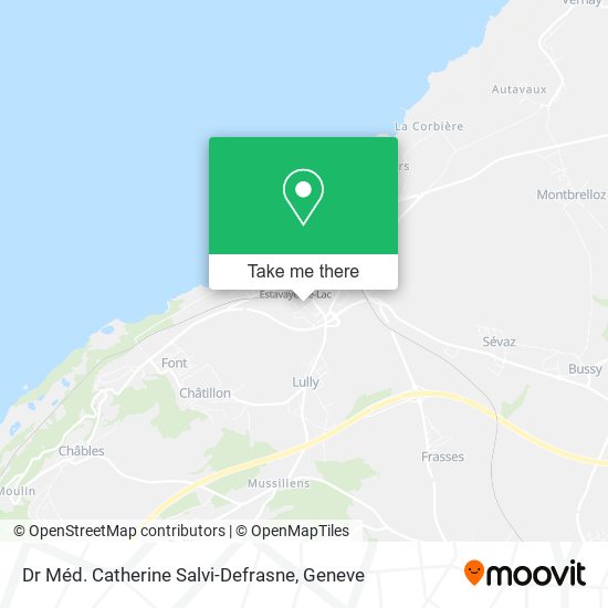 Dr Méd. Catherine Salvi-Defrasne map