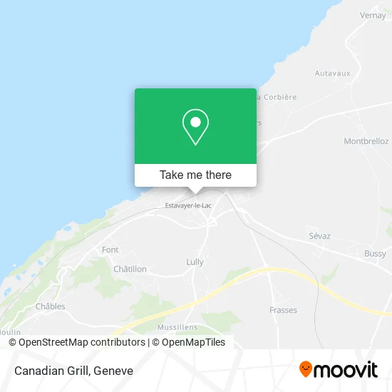 Canadian Grill map
