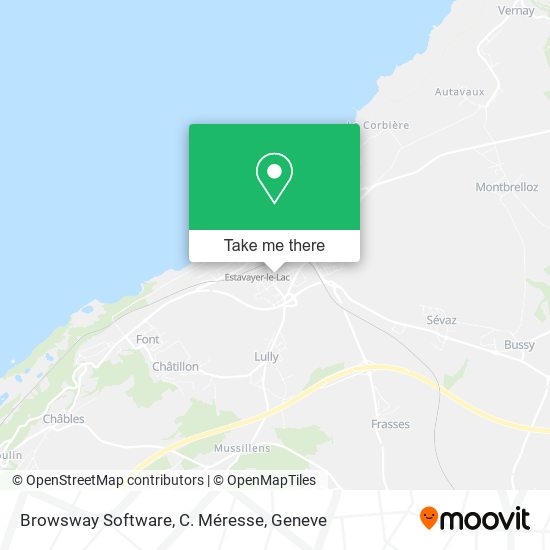 Browsway Software, C. Méresse map
