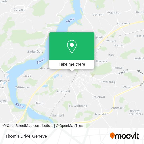 Thom's Drive map